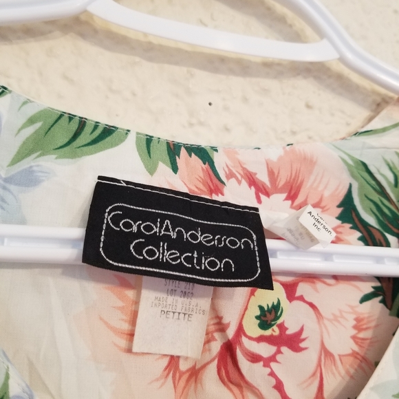 Vintage Carol Anderson Collection Button-Up Top - Picture 4 of 5